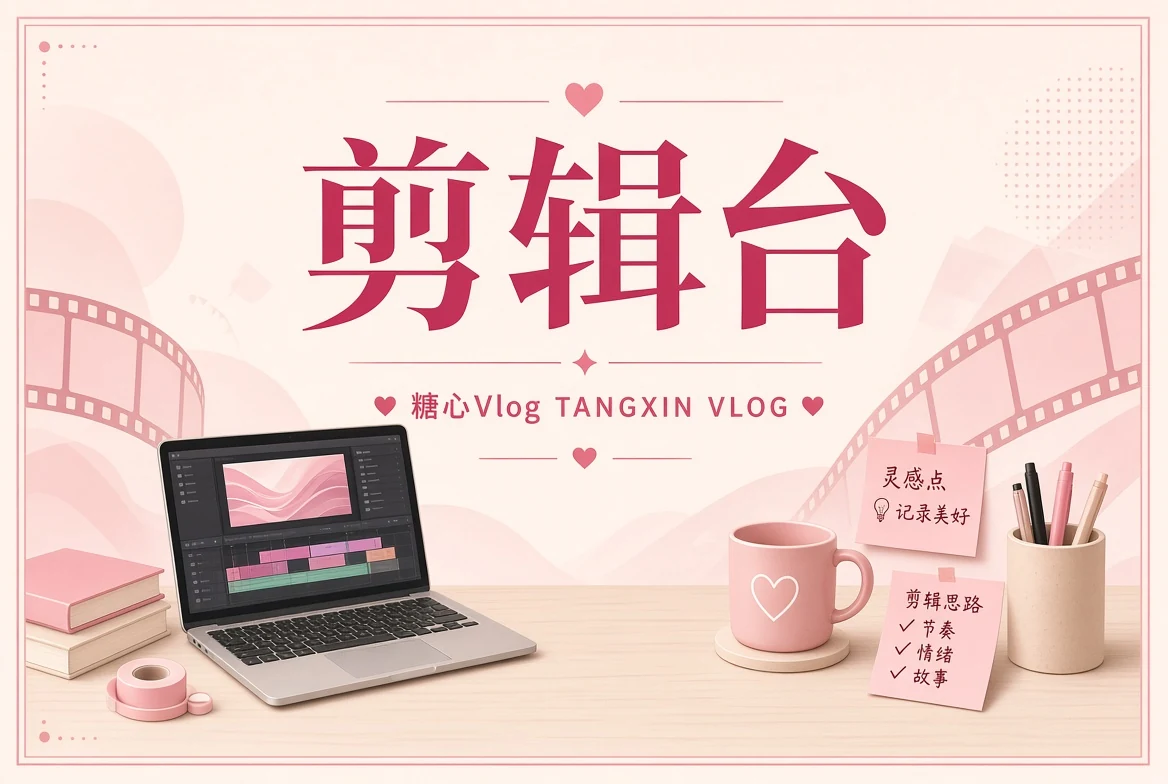 糖心Vlog 剪辑台与创作步骤